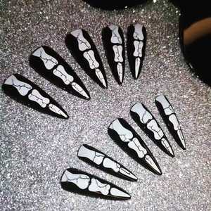 En gros personnaliser ongles artificiels XXL presse <span class=keywords><strong>sur</strong></span> ongles cils ensembles designer fait à la main acrylique presse <span class=keywords><strong>sur</strong></span> ongles boîte d'emballage - Product Image 6