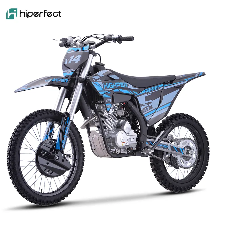 Hiperfect yeni off-road motocross bisiklet kir bisiklet 150cc 200cc 250cc 300cc 4 zamanlı motosiklet arazi motosikleti yetişkinler için