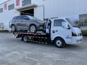 Camion de remorquage léger Dongfeng <span class=keywords><strong>Tiyi</strong></span> 3-5T à plateau plat, véhicule de dépannage routier, vente chaude - Product Image 5