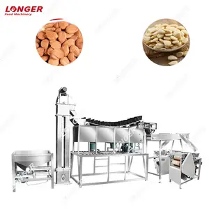 Máquina de descascar fava bean peanut linha de produção peanut pele molhado peeling peanut