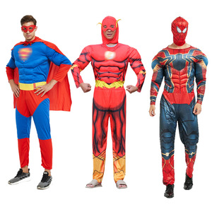 Disfraz Musculoso Unisex de Superhéroe para Adultos, para Halloween, Cosplay, Actuaciones, Festivales, Fiestas, de Poliéster, Tallas M-XL - Product Image 3