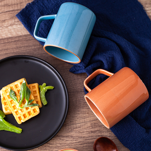 Minimalist Retro Kiln Glaze Porcelain Mug High-Temperature Dishwasher Microwave Safe <b>Reusable</b> BSCI Certified Business Gift <b>Cup</b> - Product Image 2