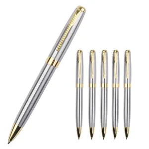 Wholesale Business Office Metal Custom LOGO Ballpoint Boligrafos Pen