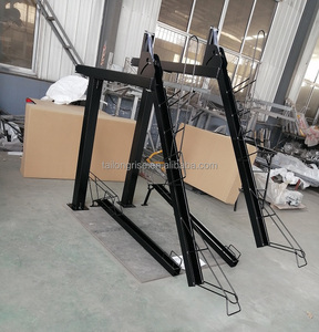 Porte-vélos double étage TL Outdoor en acier galvanisé à chaud, à assistance pneumatique, pour le stationnement de vélos à deux niveaux - Product Image 3