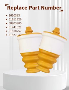 Kit de butées de suspension avant et arrière pour <span class=keywords><strong>Fiat</strong></span> <span class=keywords><strong>500</strong></span> Abarth, Panda 2012-2023, bloc tampon en caoutchouc pour <span class=keywords><strong>amortisseur</strong></span>, 1 paire/ensemble - Product Image 3