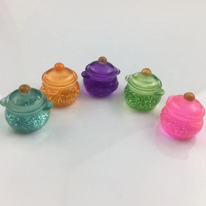 Mini Olla de Leche con Purpurina, Miniatura de Resina, Botella Pequeña Hecha a Mano, Pegamento para Decoración de Fundas de Teléfono - Product Image 1