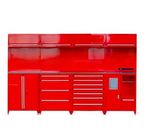 Heavy Duty Steel Toolbox Rolling Tool Cabinet knock down powder coating metal tool cart tool cabinet with wheels