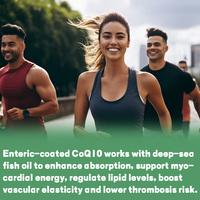 OEM/ODM CoQ10 80mg (90 capsules végétales) Coenzyme Q10 à absorption élevée, complément alimentaire qui soutient la santé cardiaque et l'énergie cellulaire pour adultes