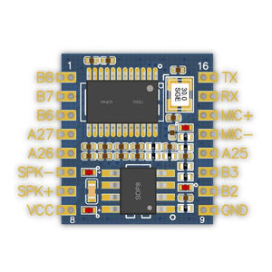 <span class=keywords><strong>Placa</strong></span> de Desarrollo de Control por Voz, Módulo de Reconocimiento de Voz con IA <span class=keywords><strong>V20</strong></span>, Interruptor de Control de Idioma, Compatible con Salida UART PWM IO, DC5V HLK-<span class=keywords><strong>V20</strong></span> - Product Image 3