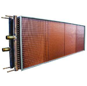 Anti-corrosion <strong>Copper</strong> <strong>Tubes</strong> <strong>Aluminum</strong> <strong>Fins</strong> <strong>Copper</strong> Epoxy Coating <strong>Cooling</strong> <strong>Coil</strong> - Product Image 1