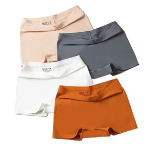 Ladies Boxer Pants Seamless Ice Silk Boxer Shorts Briefs