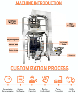 Machine d'emballage <span class=keywords><strong>de</strong></span> granulés alimentaires multi-têtes <span class=keywords><strong>de</strong></span> haute précision pour riz, blé et céréales - Product Image 3