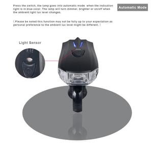 Luci per Bicicletta, <span class=keywords><strong>Fari</strong></span> per Mountain Bike, Torcia da Ciclismo Ricaricabile USB, Accessori per Bicicletta Impermeabili - Product Image 4