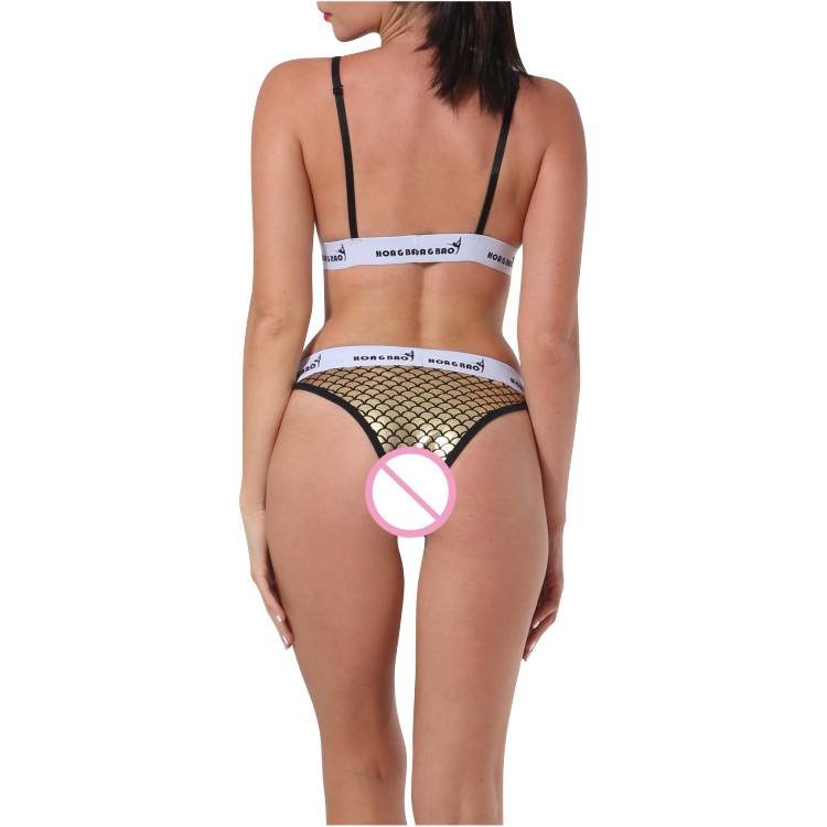 Wholesale Sexy Fancy Bra Panty Sets Print Waist Body Slimming Party Evening Elegant Women's Underwear