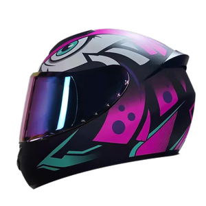 <span class=keywords><strong>Casco</strong></span> de Motocicleta de Cara Completa para Hombre, Cascos de Carreras Callejeras, Certificado por Punto - Product Image 1