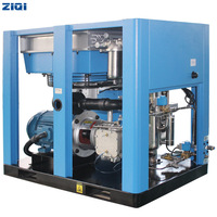 Haute efficacité 11KW 380V refroidi à l'air vertical à une étape eau compresseur à vis sans huile moteur moteur petite économie d'énergie vente
