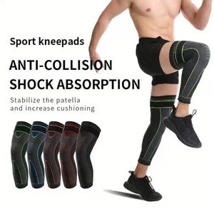 Rodilleras de compresión para baloncesto y fútbol con protección, flexibles, transpirables, ajustables y de soporte completo. - Product Image 3