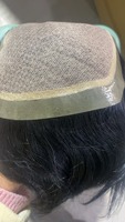 RE vente en gros toupet 100% cheveux humains vierges alignés Base en soie PU toupet pour hommes sacs en PVC cheveux chinois droits 1 pièce