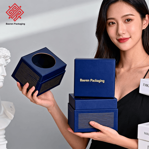 Baoren กล่องแข็งรีไซเคิลได้เป็นมิตรกับสิ่งแวดล้อมระดับพรีเมียมสำหรับเทียนและกรอบรูปพร้อมสีที่กำหนดเองและการพิมพ์ยูวี - Product Image 4