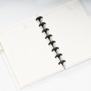 Ringnote A5/B6 <span class=keywords><strong>PP</strong></span> Chải Kết Cấu Bìa Cứng Tối Giản Văn Phòng Kinh Doanh Tạp Chí Biểu Tượng Tùy Chỉnh Đĩa Ràng Buộc Lá Lỏng Máy Tính Xách Tay - Product Image 6