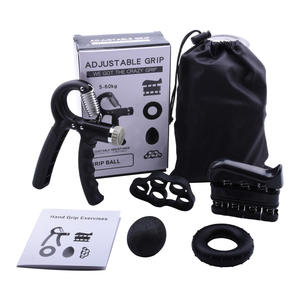 مجموعة أجهزة تقوية قبضة اليد بخمسة أصابع - مصنوعة من السيليكون للتمارين الرياضية المنزلية وتخفيف التوتر - Product Image 2