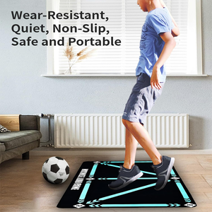 Alfombrilla <span class=keywords><strong>de</strong></span> <span class=keywords><strong>Entrenamiento</strong></span> <span class=keywords><strong>de</strong></span> Fútbol Personalizada <span class=keywords><strong>de</strong></span> Fábrica, Alfombrilla <span class=keywords><strong>de</strong></span> Agilidad para Pies <span class=keywords><strong>de</strong></span> Fútbol, 900x600 mm, 2,5 mm <span class=keywords><strong>de</strong></span> Grosor, Poliéster+Goma, Uso Interior y Exterior - Product Image 6