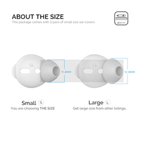 Fitting Earplug Silikon Peningkat Kualitas Suara untuk AirPods 1&2 [Tanpa Headphone]