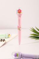 Stylo Gel Multistyles Papeleria Mignon Kawaii Motif Floral Paysage Encre Noire 0,5 MM Papeterie Enfants Vente en Gros