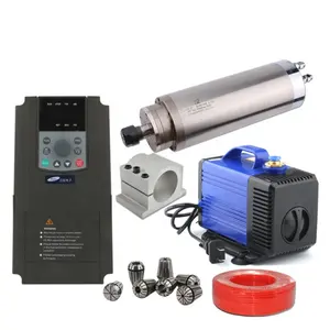 3.2KW CNC-Spindel motor ER20 Wasser gekühlte Holz bearbeitung 220V 380V 12A 7A Werkzeug maschinen fräser Hoch geschwindigkeit 24000 U/min