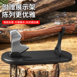 Yu Jian Mini Hatchet 3 In Stainless Steel Rosewood Handle Home Decor Gift Ornament - Product Image 5