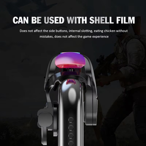 Joystick de Gamepad ajustable de teléfono de Metal colorido de alta calidad para PUBG Mobile Gaming <span class=keywords><strong>Trigger</strong></span> Fire <span class=keywords><strong>Button</strong></span> <span class=keywords><strong>L1R1</strong></span> Shooter Controller - Product Image 4