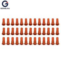 36 pièces 8G 9G AXZ Nouveaux embouts de rayons de moto de remplacement en aluminium CNC anodisé coloré Garantie 12 mois pour roue de moto tout-terrain