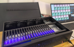 กล่องขุดเหรียญ Asicbiz สำหรับโทรศัพท์แอนดรอยด์ 20 พอร์ต เมนบอร์ดแบบ Rig แรม 64GB รอม 64MB รองรับ WIFI OTG รับประกัน 3 ปี - Product Image 5