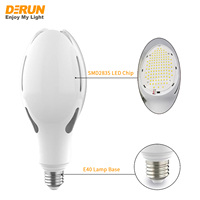 Bombilla LED ED90 ED120 Tipo Oliva 230V 127V 30-80W 3000K 4100K 6500K, Bombilla LED de Diseño Moderno para Alumbrado Público Exterior
