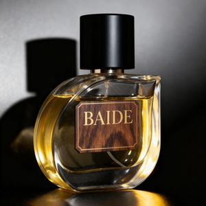 Botella de Perfume de Vidrio Vacía Personalizada de Fábrica, con Pulverizador y Tapa de Madera, 30ml 50ml 75ml 100ml - Product Image 3