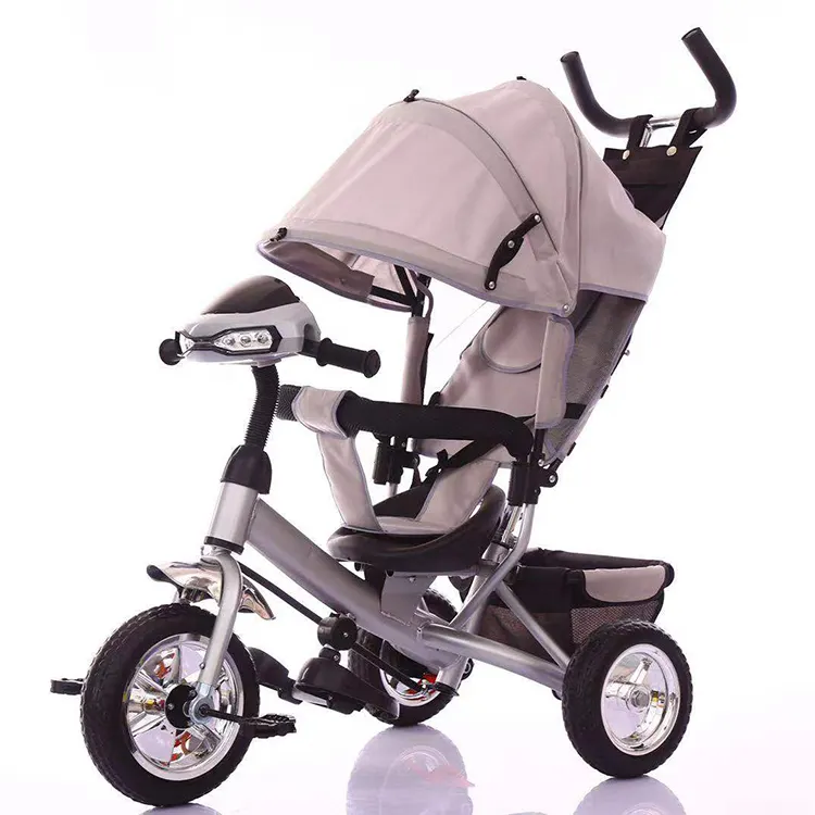 Eropa Standar 3 Roda Bayi Yang Baru Lahir Sepeda Roda Tiga Steel Smart Bayi Gadis Sepeda Roda Tiga Aman Bayi Roda Tiga dengan Orang Tua Menangani