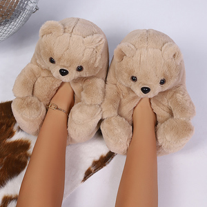 Pantofole in Cotone Traspirante a Forma di Orso Cartone Animato, Calde e Carine, <span class=keywords><strong>Orsetto</strong></span> Gigante in Peluche per Interni Invernali - Product Image 5