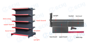 Double side siêu thị Kệ Gondola bán lẻ kệ trưng bày kệ cho siêu thị - Product Image 3