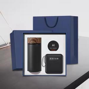 Coffret Cadeau d'Entreprise de Luxe Personnalisable avec Haut-parleur IA, Batterie Externe et Tasse Isotherme – Logo Personnalisé – Idéal pour Cadeaux d'Affaires - Product Image 2