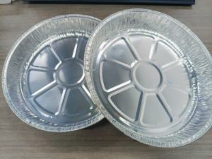 Plateaux à <span class=keywords><strong>pizza</strong></span> ronds en aluminium jetables de 287x38 mm pour distributeur automatique de pizzas - Product Image 1