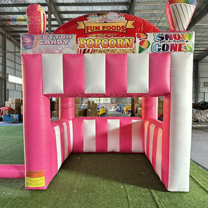 Tente Gonflable Portable pour Stand de Fête Foraine : Glaces, Popcorn, Boissons, Bar à Barbe à Papa, Mini Cabine Cube Gonflable - Product Image 3