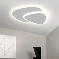 Interrupteur d'éclairage linéaire à commande intelligente pour la maison, design moderne, base en fer, couvercle en acrylique, éclairage LED encastré pour salon et chambre à coucher