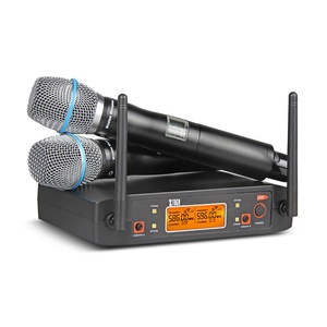 Hệ Thống Micro Cầm Tay UHF Không Dây 2 Chuyên Nghiệp Cho Karaoke - Product Image 2