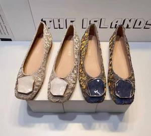 Mocassins plissés en soie élégants pour <span class=keywords><strong>femme</strong></span>, chaussures plates polyvalentes, chaussures de bureau, ballerines pour <span class=keywords><strong>femme</strong></span> - Product Image 1