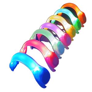 جديد شعار مخصص طباعة PVC مضيئة شارة مرنة الحركة فلاش بقيادة الذراع الفرقة التي تنبعث الضوء في الظلام - Product Image 1