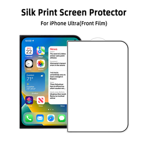 Protection d'écran en verre trempé HD Crystal Clear pour <span class=keywords><strong>iPhone</strong></span> Duo, bord noir, couverture intégrale, anti-traces de doigts, film en verre pliable - Product Image 5