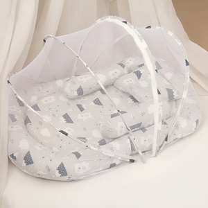 <span class=keywords><strong>Lit</strong></span> pliant pratique pour nouveau-nés avec isolation bionique et moustiquaire pour les voyages en extérieur et la literie pour enfants - Product Image 3