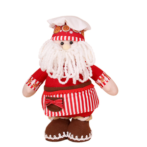 Zaves 12 pouces rouge blanc père noël grand-mère décorations de noël à la mode cuisine artisanat célébrer le nouvel an 2025 usine - Product Image 6