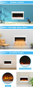 TV Wand kamin, wettbewerbs fähiger Preis Dekor Flammen kristalle elektrische Kamin heizung mit Kaminsims - Product Image 6
