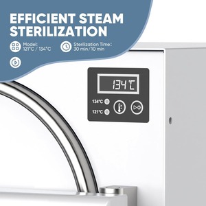 Autoclave de table 18L à contrôle numérique pour laboratoire dentaire et outils de manucure - Product Image 5